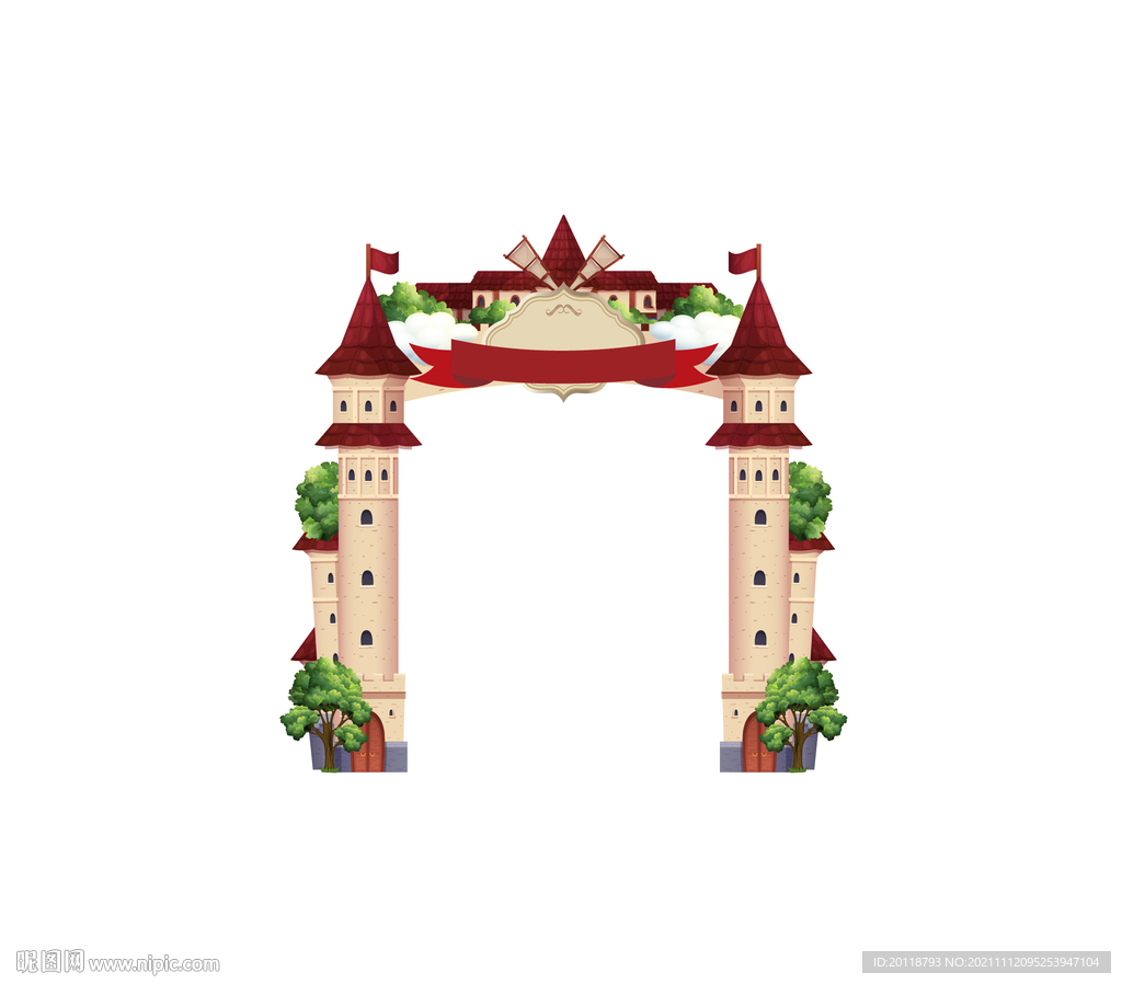 城堡拱门龙门