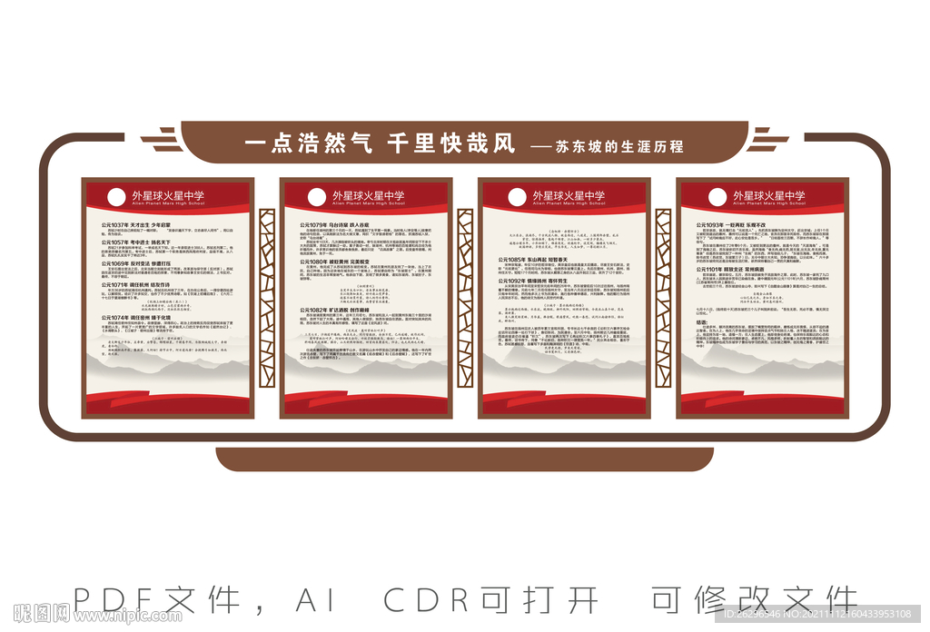 苏东坡的生涯历程