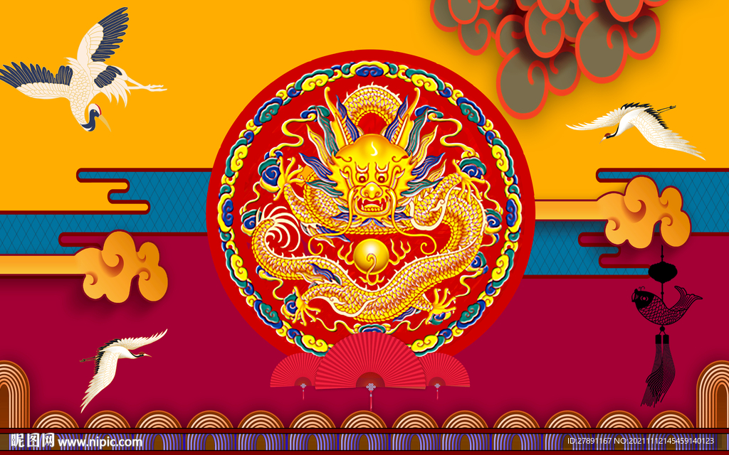 古典龙纹