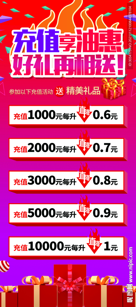 加油展架