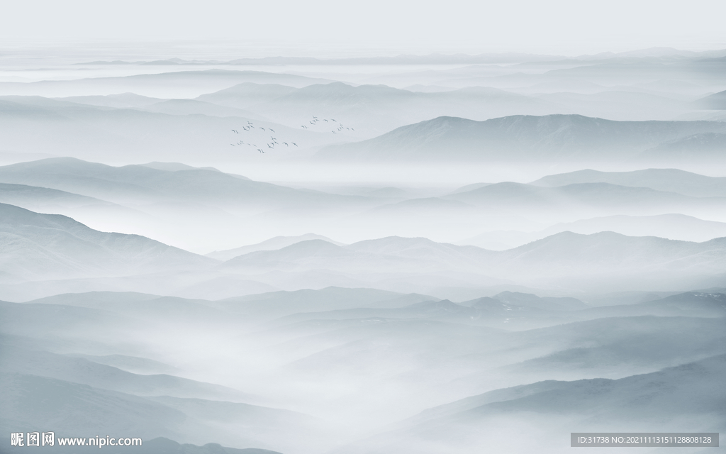 水墨山水画