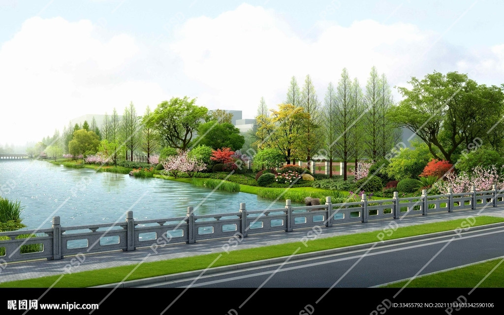 河道绿化设计