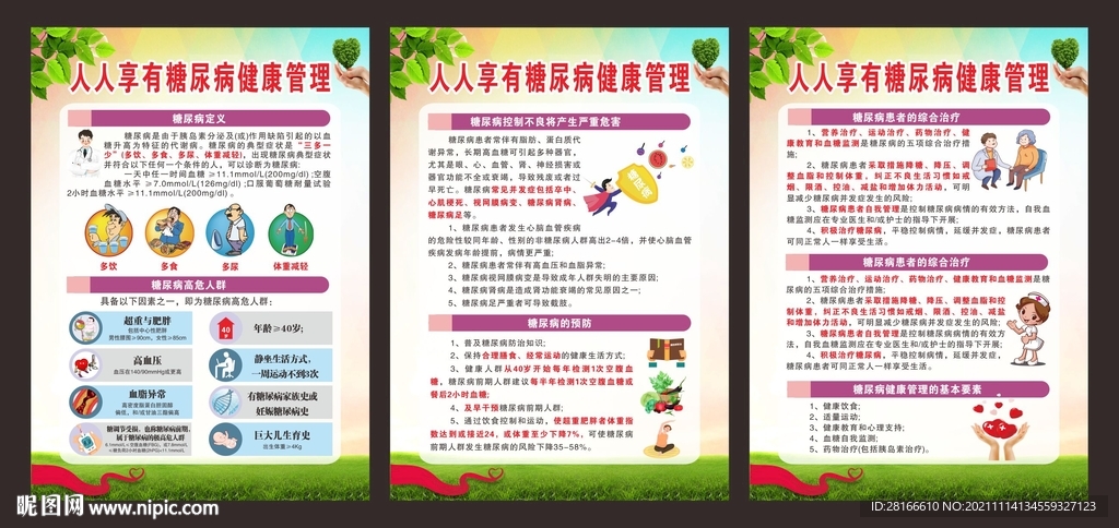 糖尿病日海报