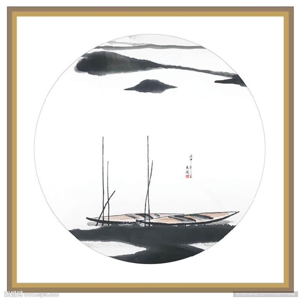 水墨风景装饰画