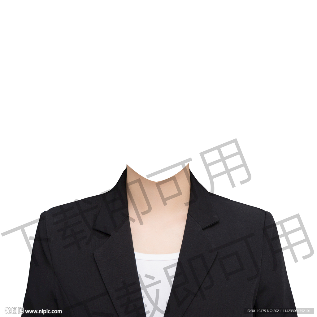 女士西装模板