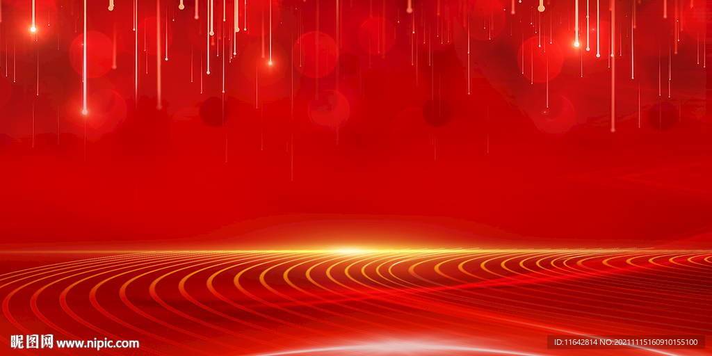 红色背景