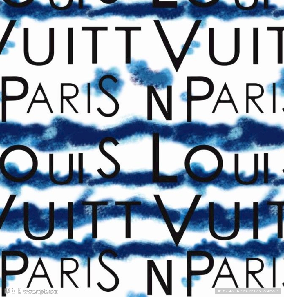 大牌  扎染  字母 