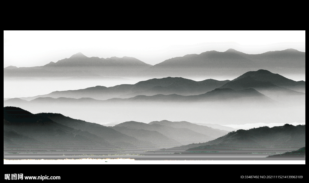 中国风山素材