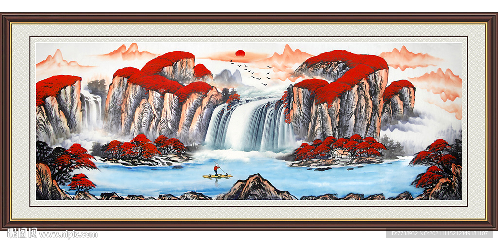国画山水 