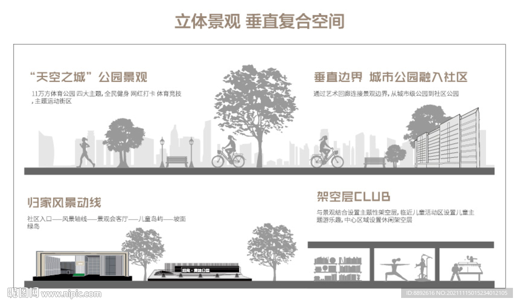 立体景观垂直空间