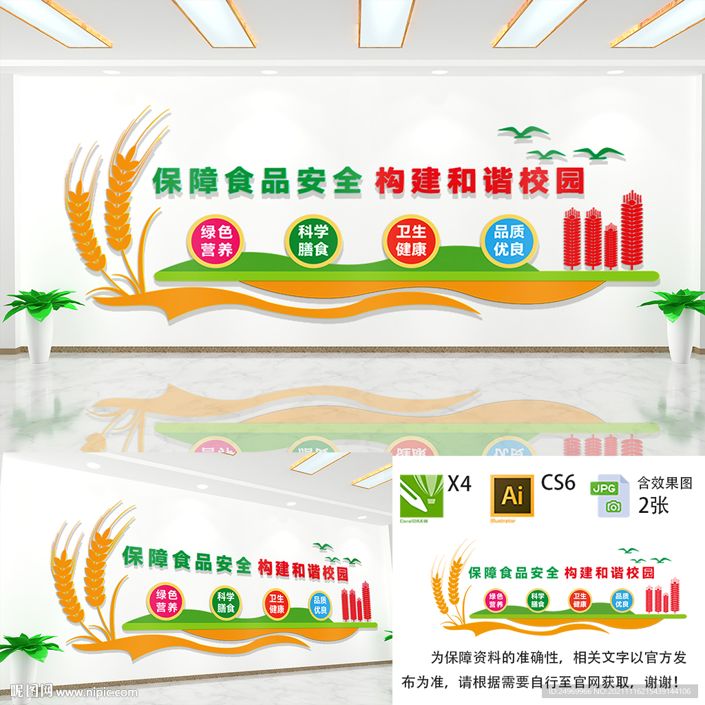 校园食品安全文化墙