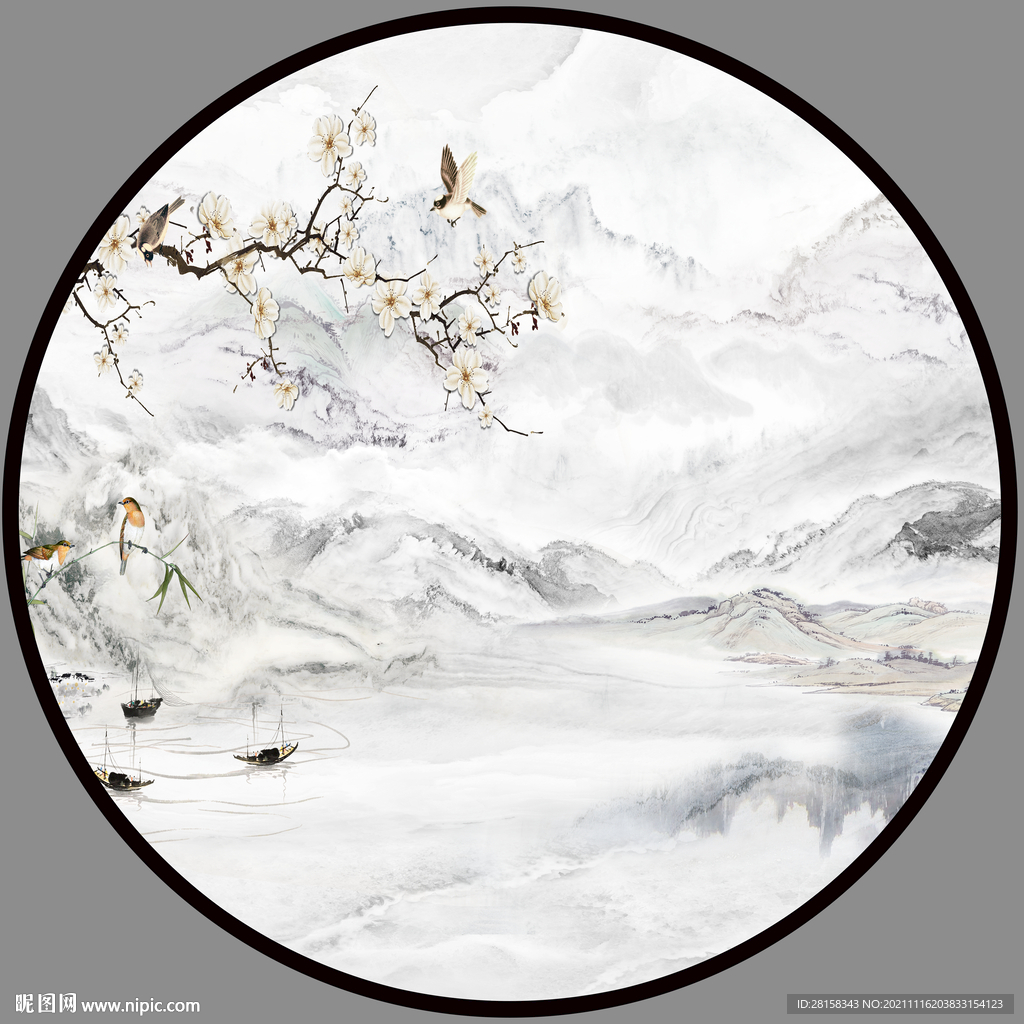 山水画 