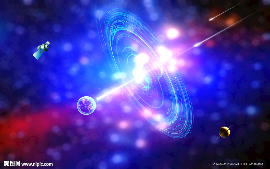 星空流星婚礼背景