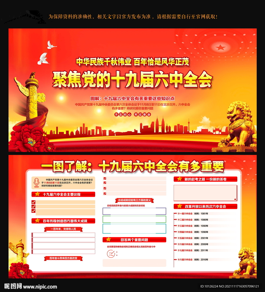 十九届六中全会宣传栏