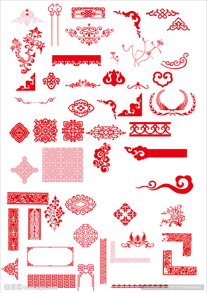 中国古典精品花纹