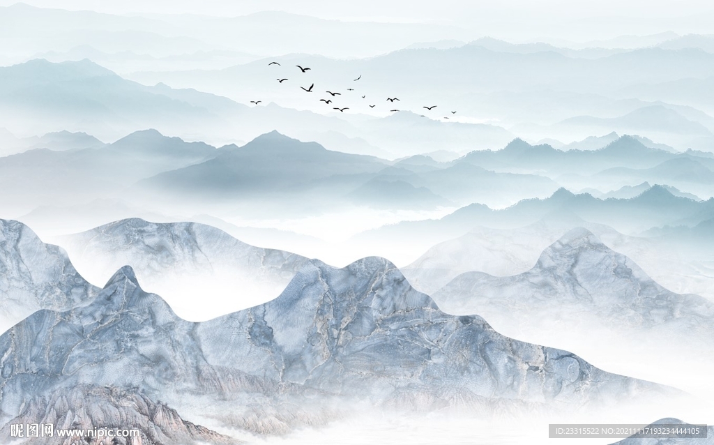 新中式电视背景墙