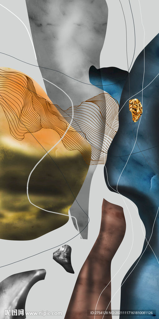 装饰画 晶瓷画 抽象画