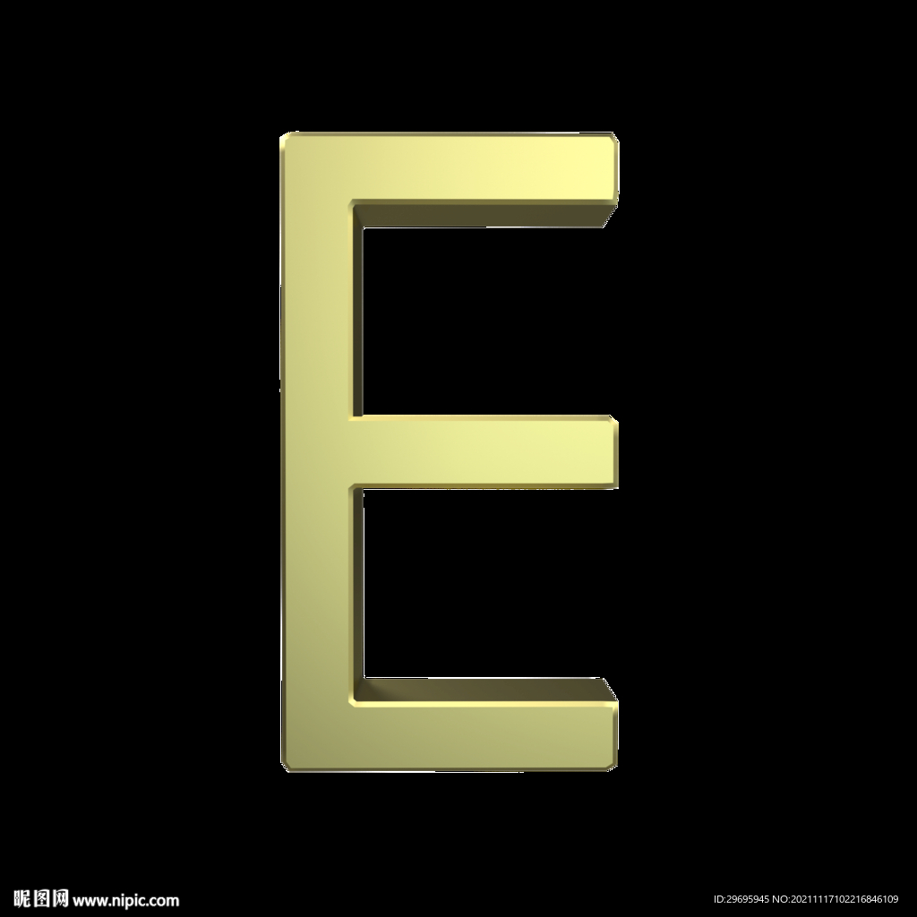 金属英文字母