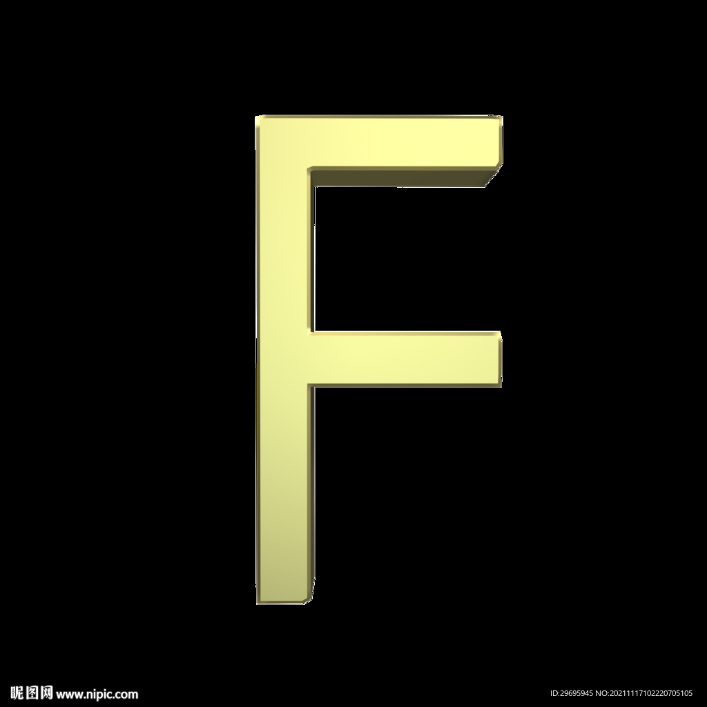 金属英文字母