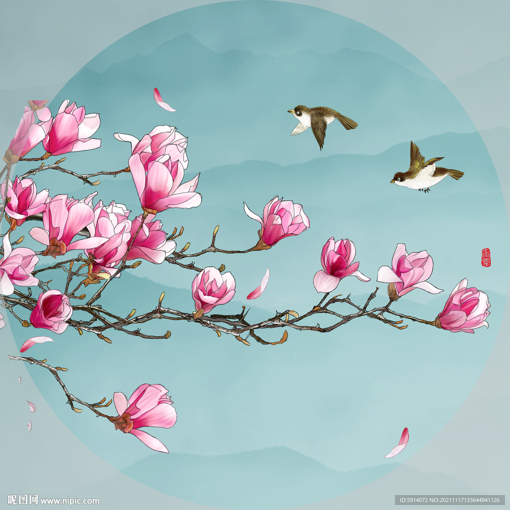 装饰画 晶瓷画 兰花