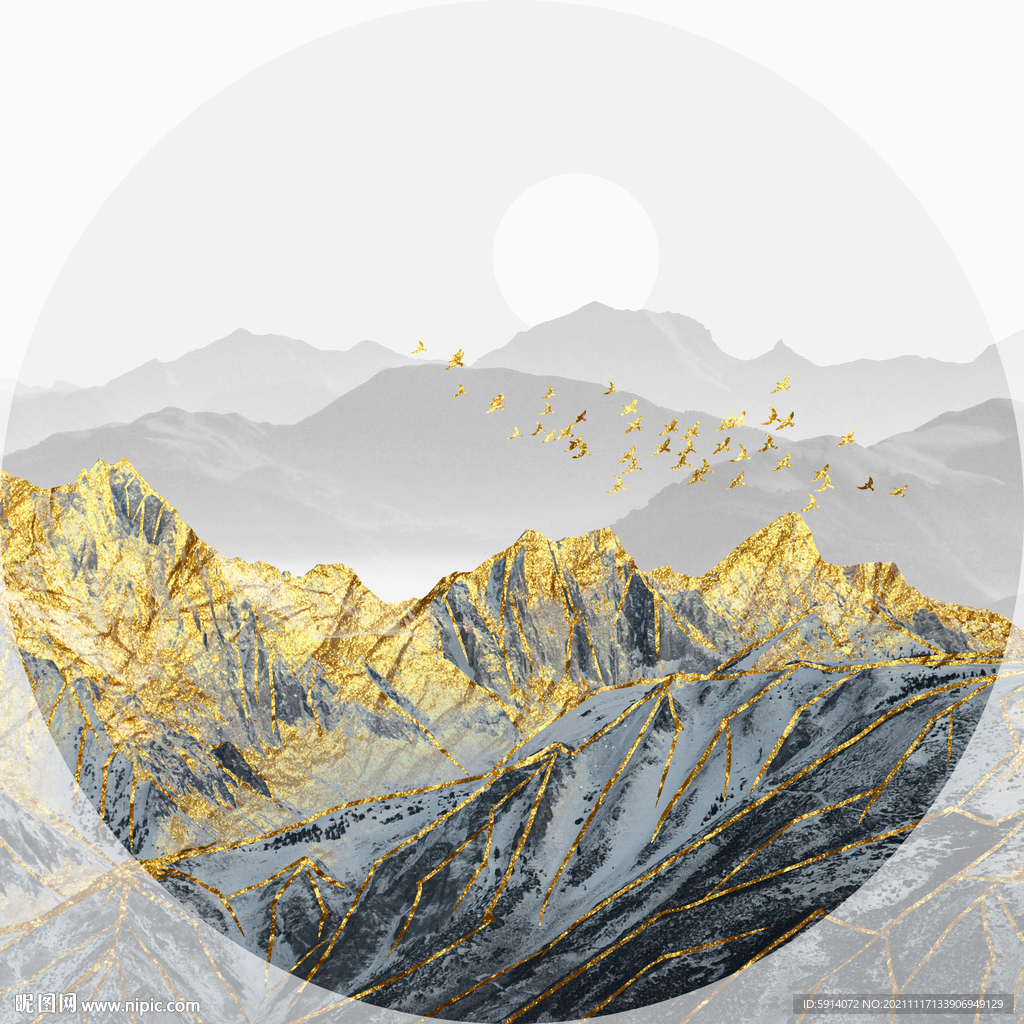 装饰画 晶瓷画 新中式