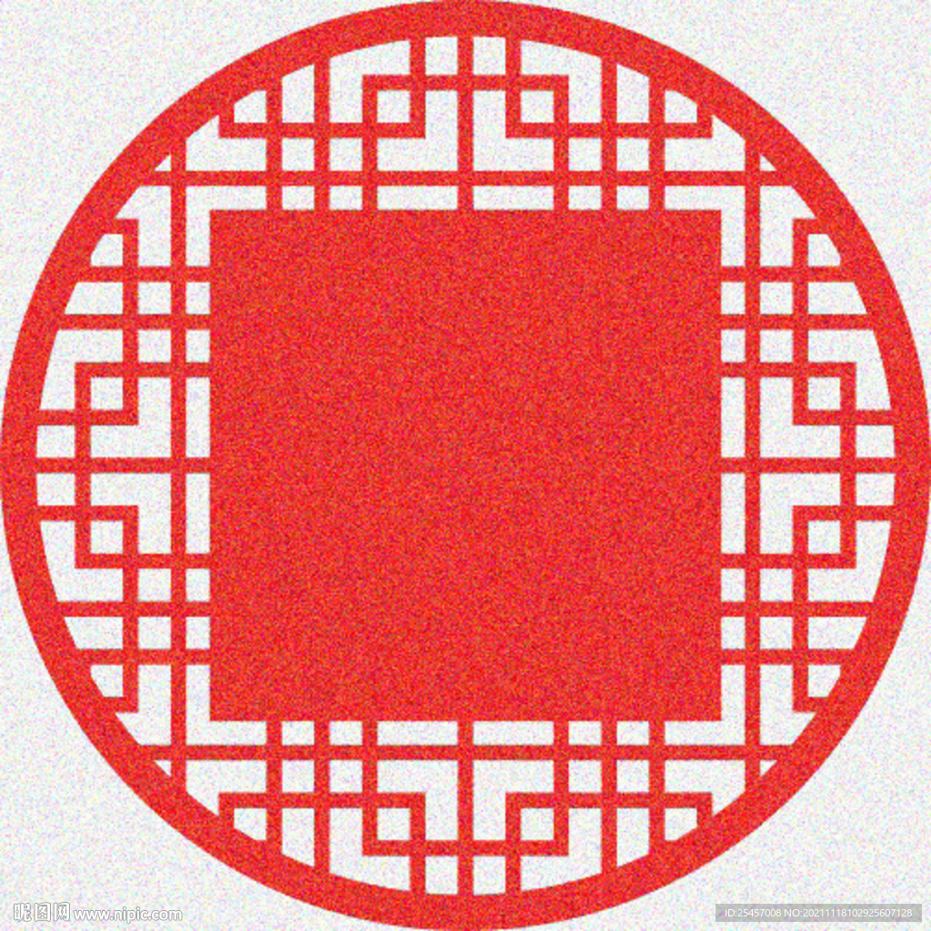仿古圆 