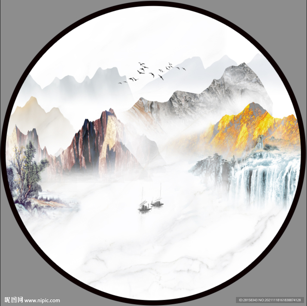 山水画 
