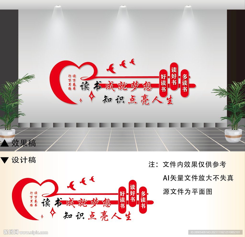 图书室文化墙