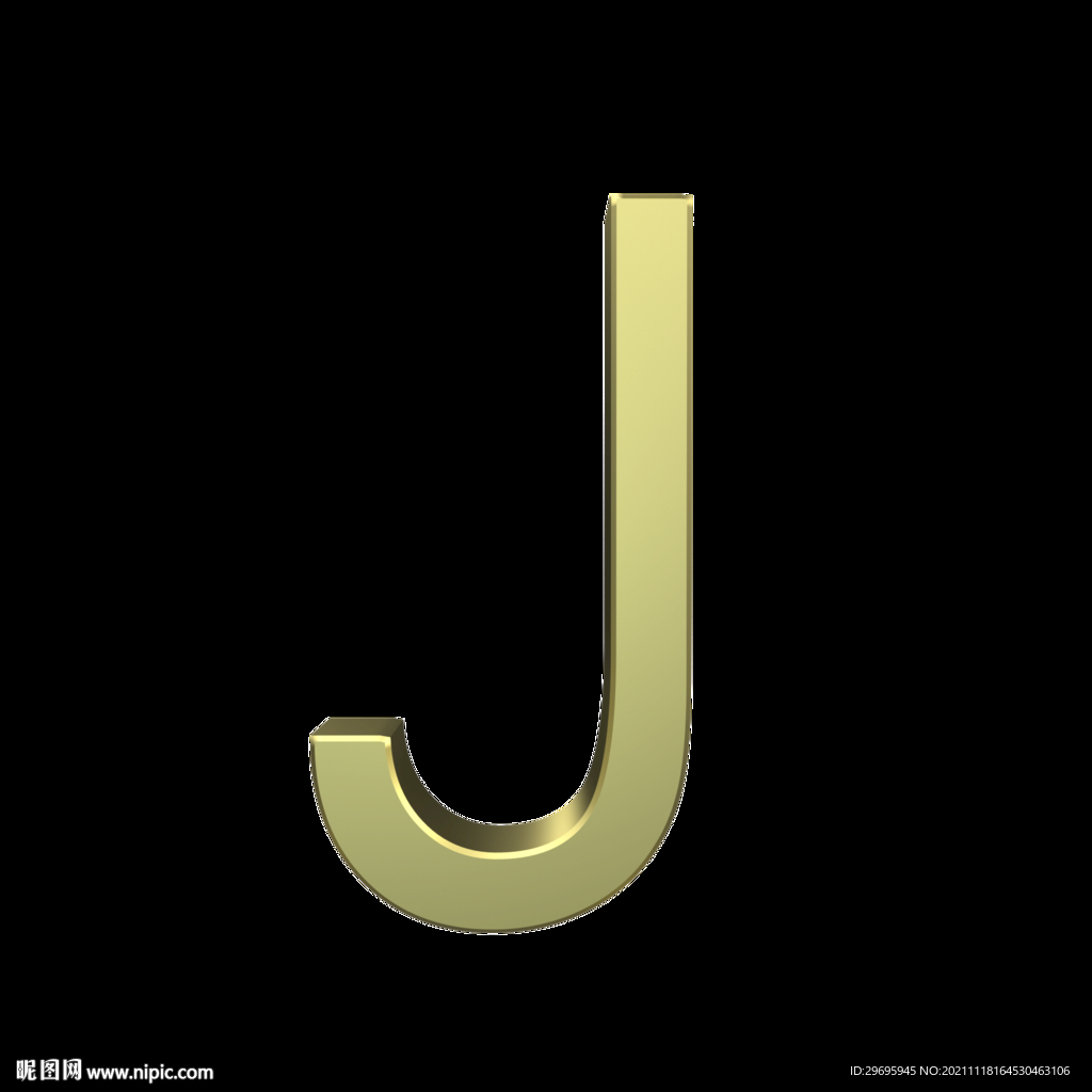 金属英文字母