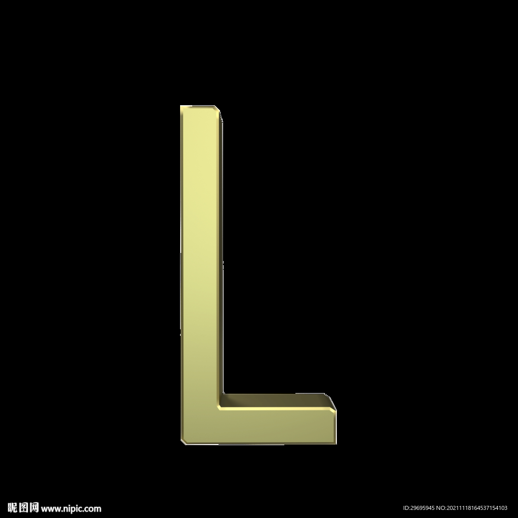 金属英文字母