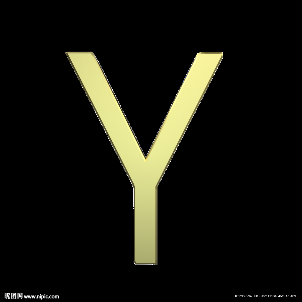 金属英文字母