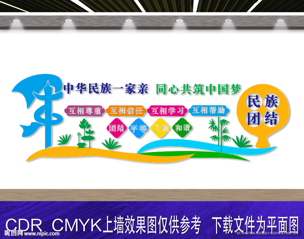 民族团结文化墙