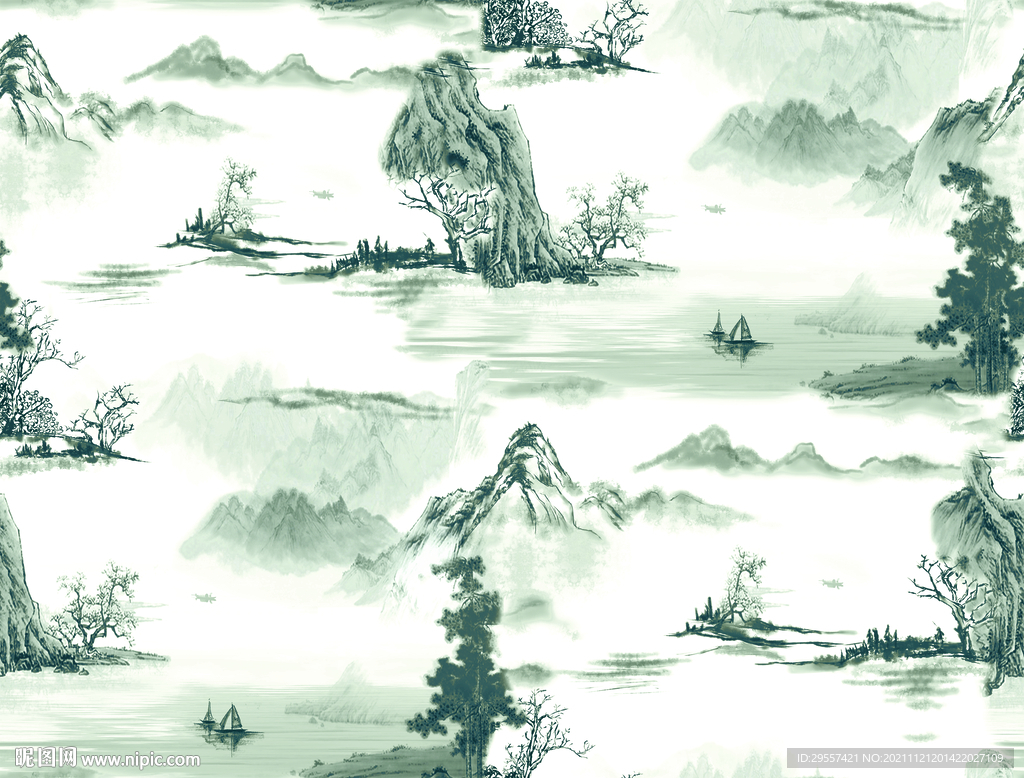 水墨山水