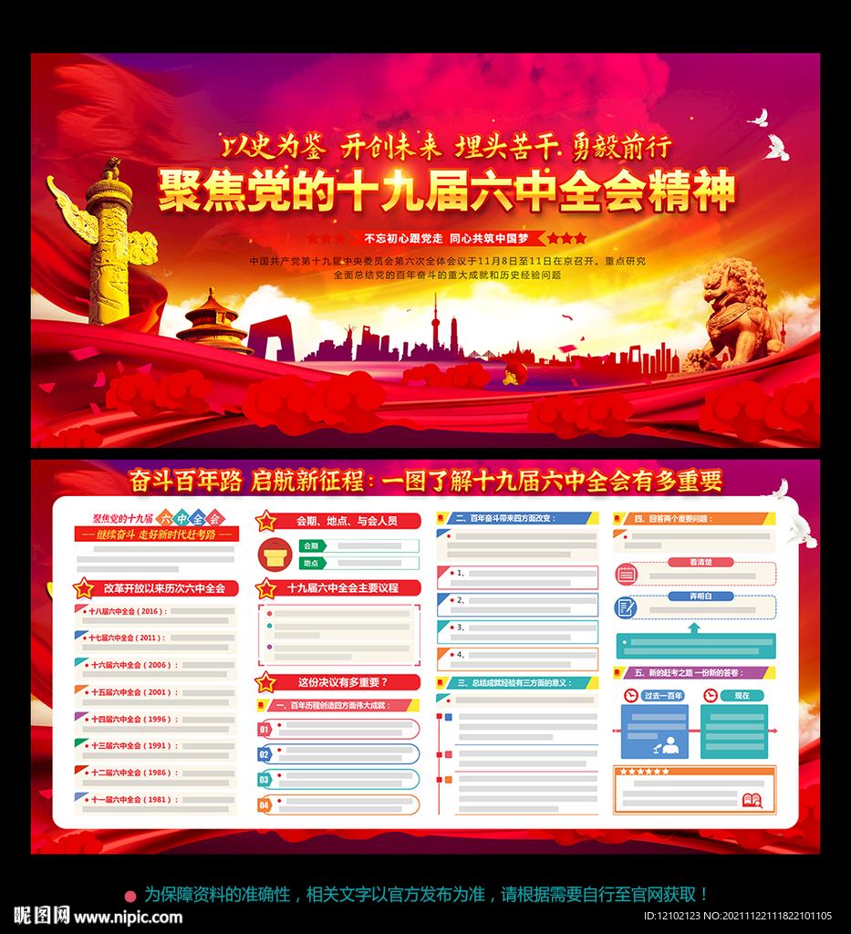 十九届六中全会 宣传栏