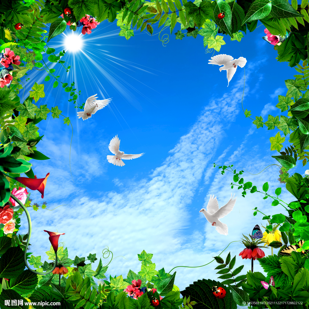 蓝天白云软膜天花