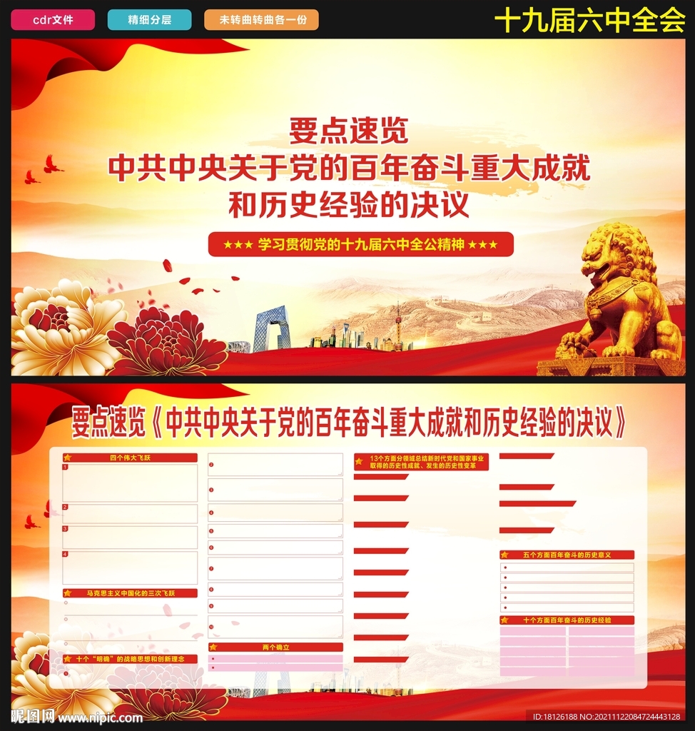 十九届六中全会决议