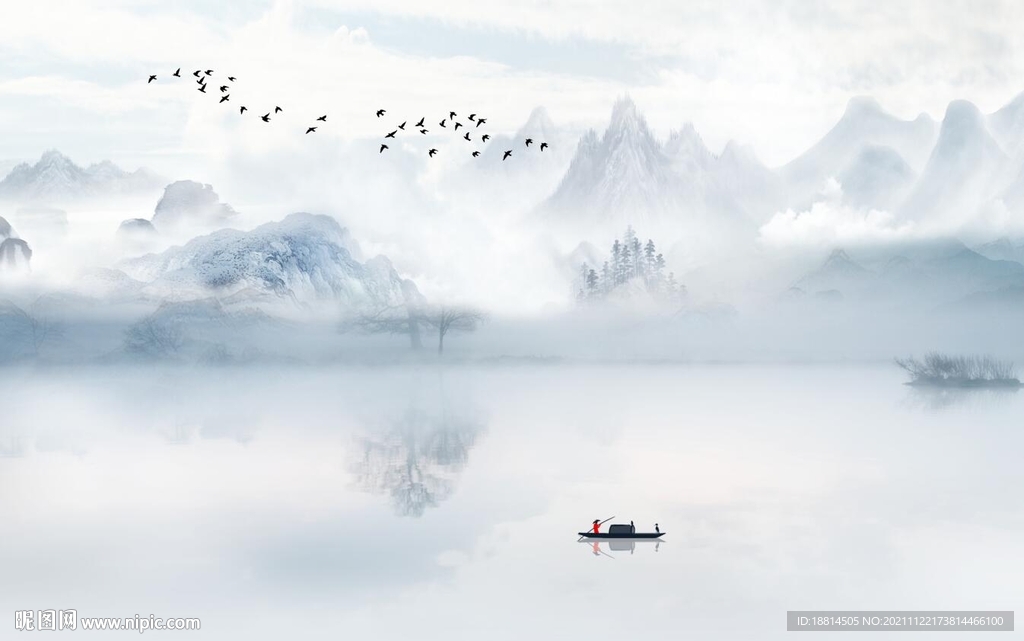 新中式电视背景墙