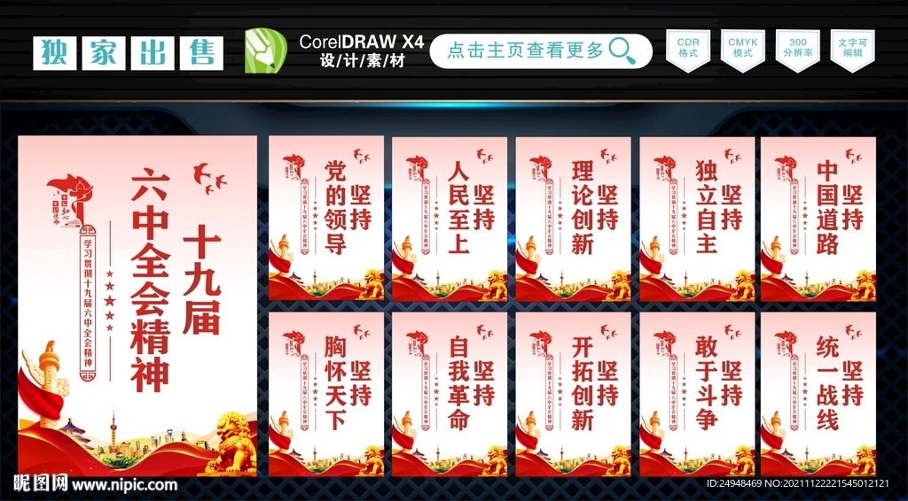 十九届六中全会精神