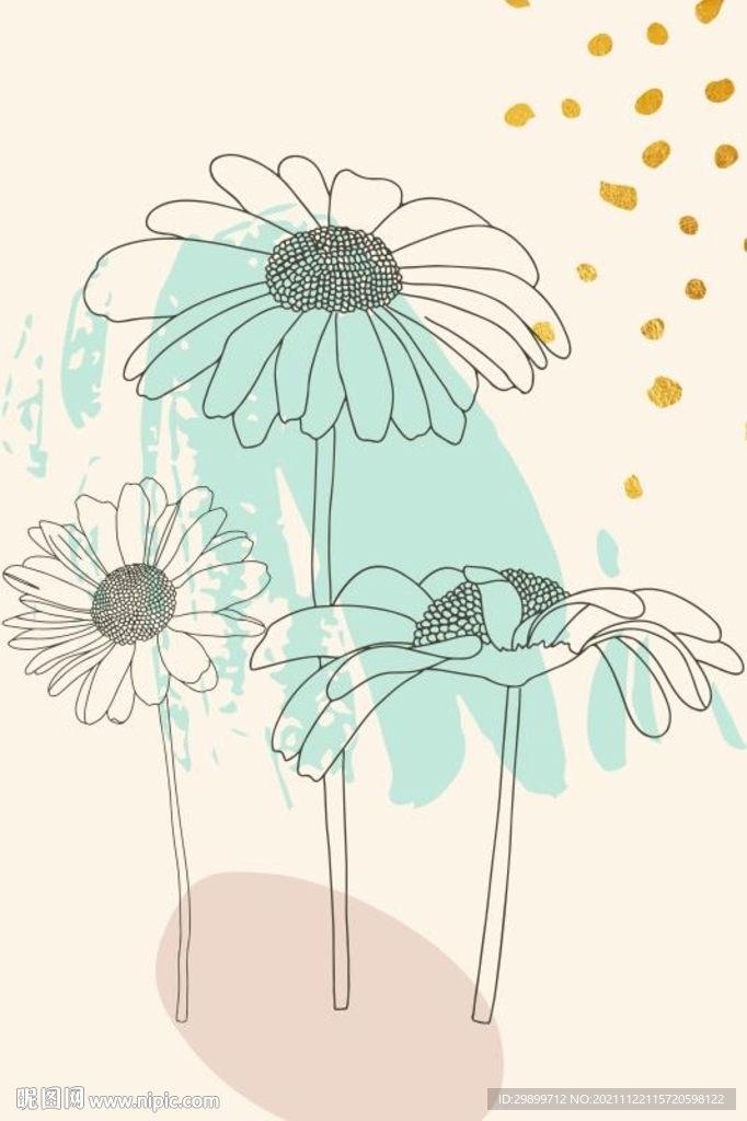 花朵装饰画