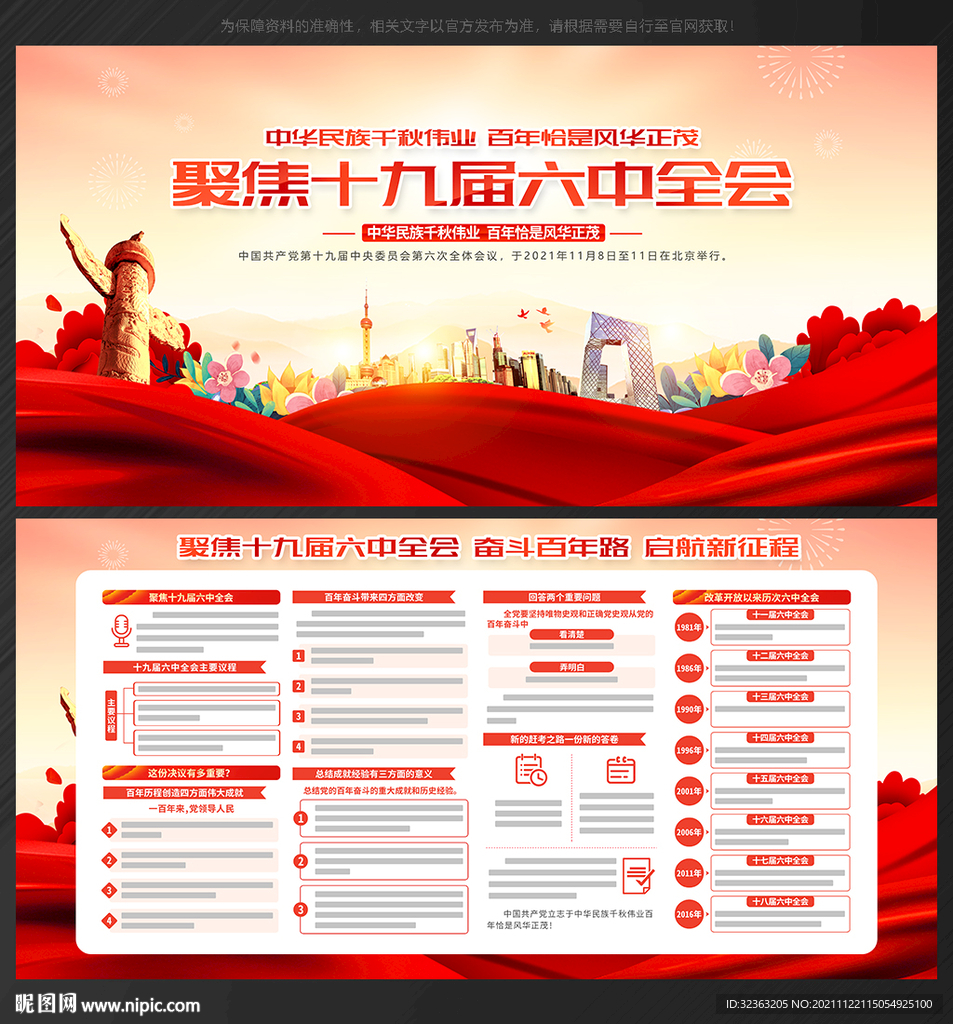 十九届六中全会 宣传栏