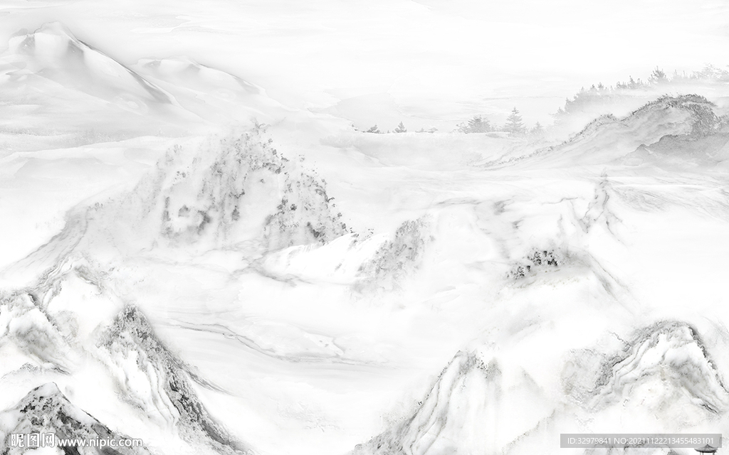 现代客厅爵士白 TIF分层画