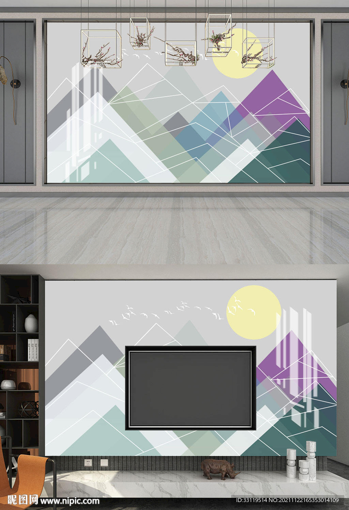 电视 沙发背景墙