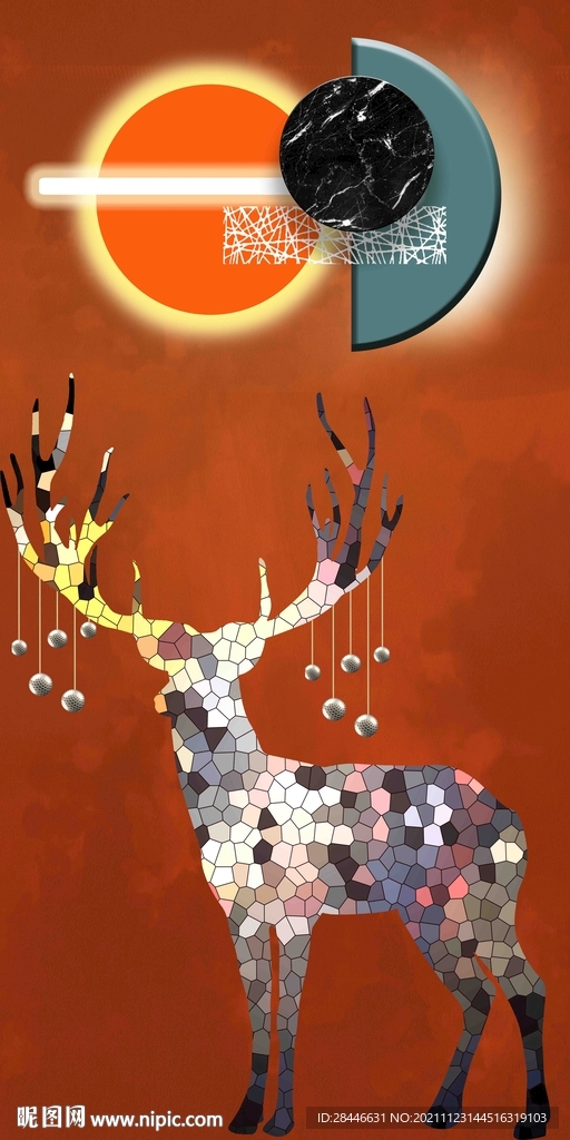 玄关装饰画背景墙