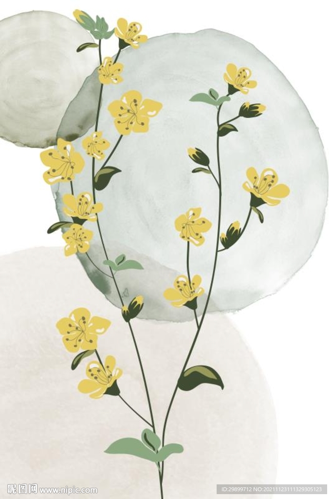 花朵装饰画