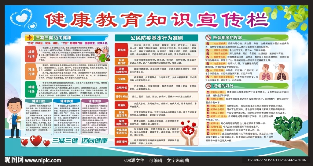 健康教育宣传栏