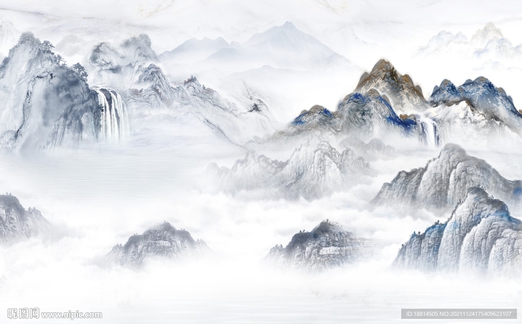 新中式电视背景墙