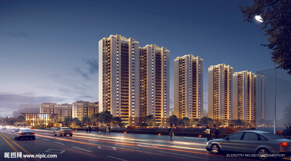 住宅沿街效果图