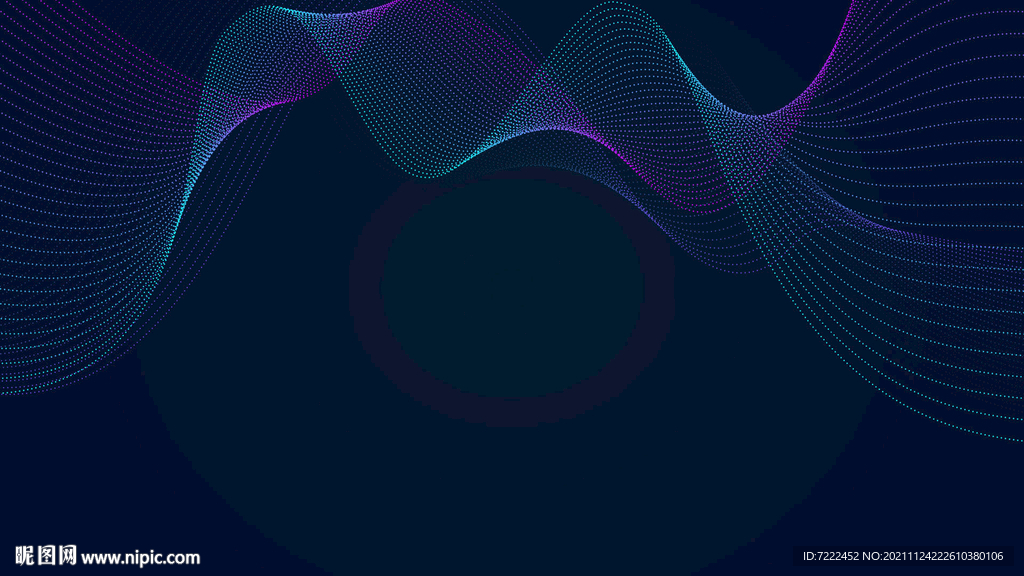 渐变圆点曲线