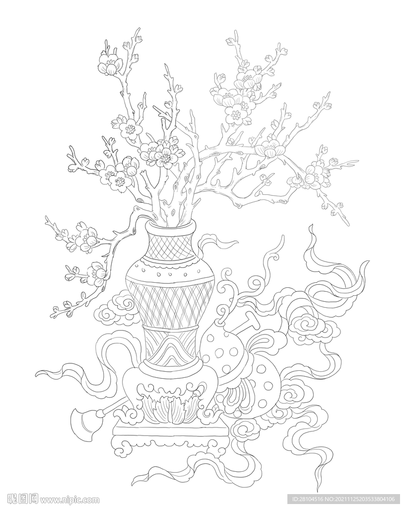 腊梅博古