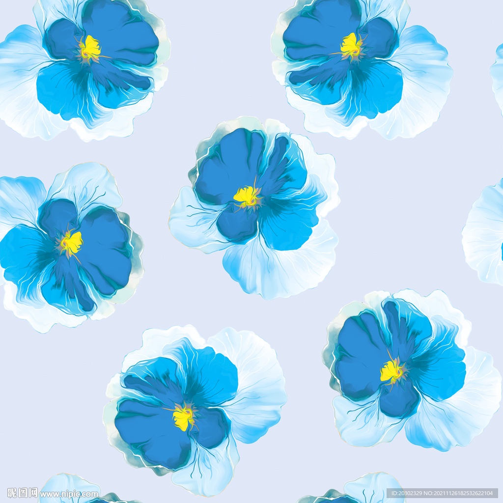 蓝花